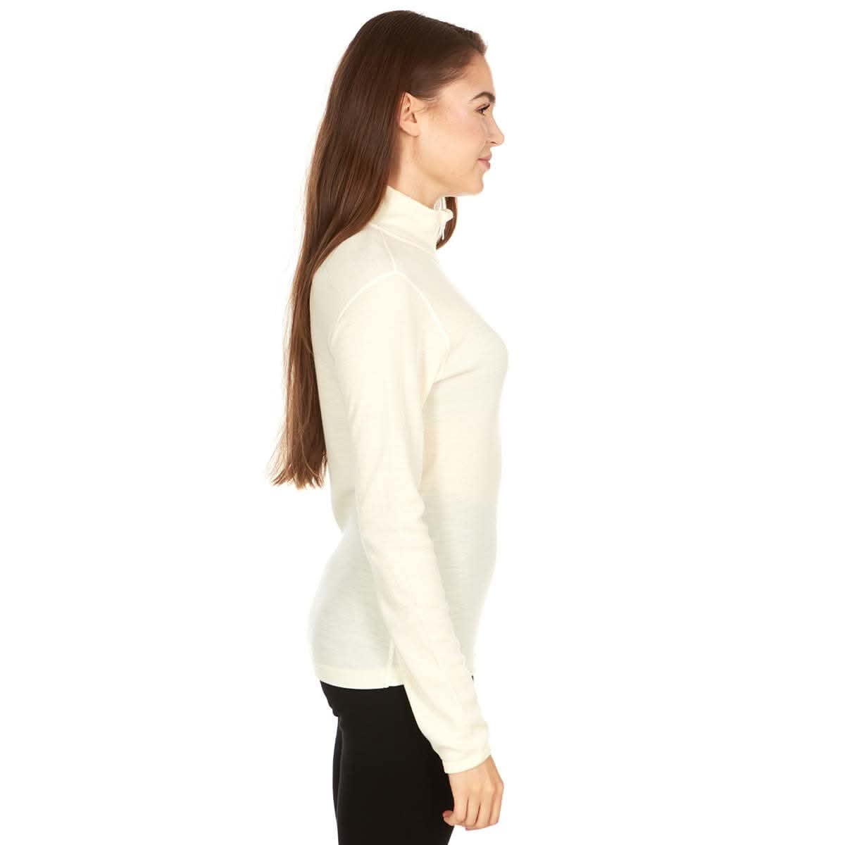 Midweight Women's Wool 1/4 Zip - 100% Merino Wool