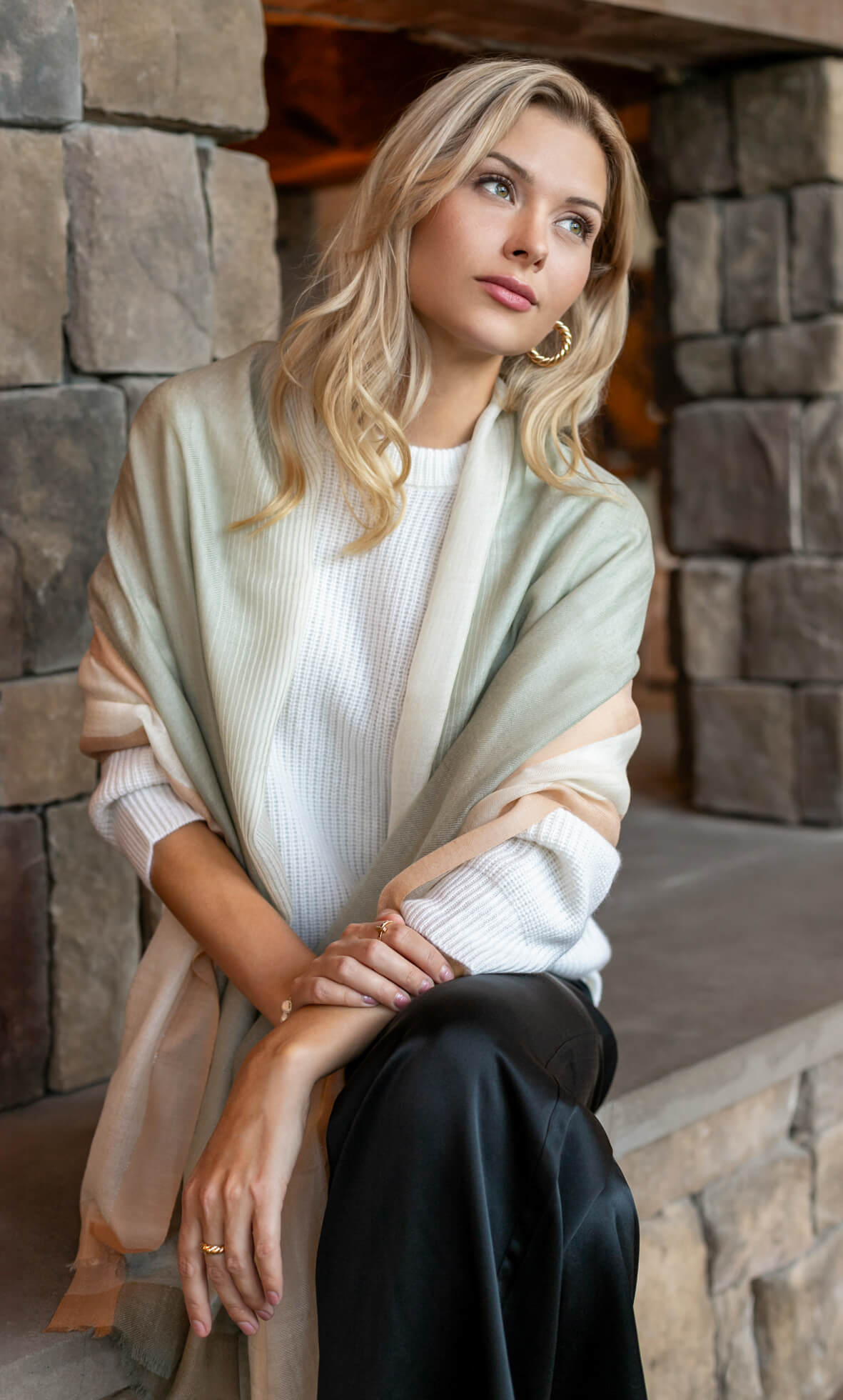 Aria Cashmere Wrap Scarf