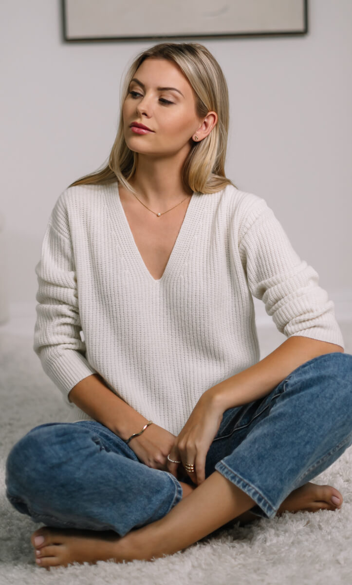 Como Cashmere Fisherman Sweater