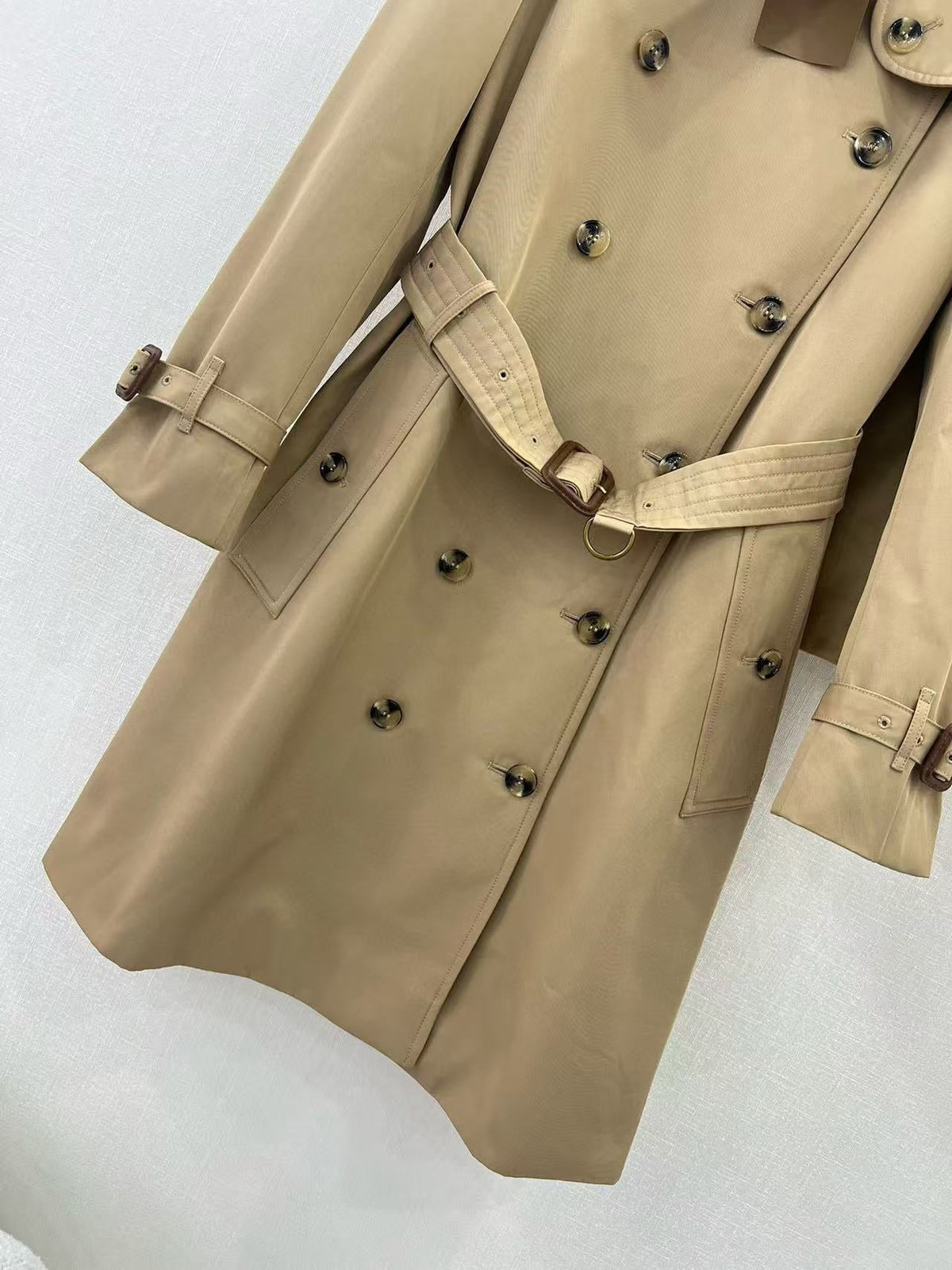 Burberry Trench Coat Beige Cotton