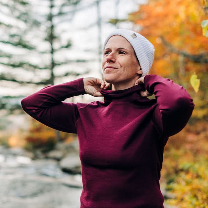 Women's Midweight Merino Wool Turtleneck | 100% Merino Wool