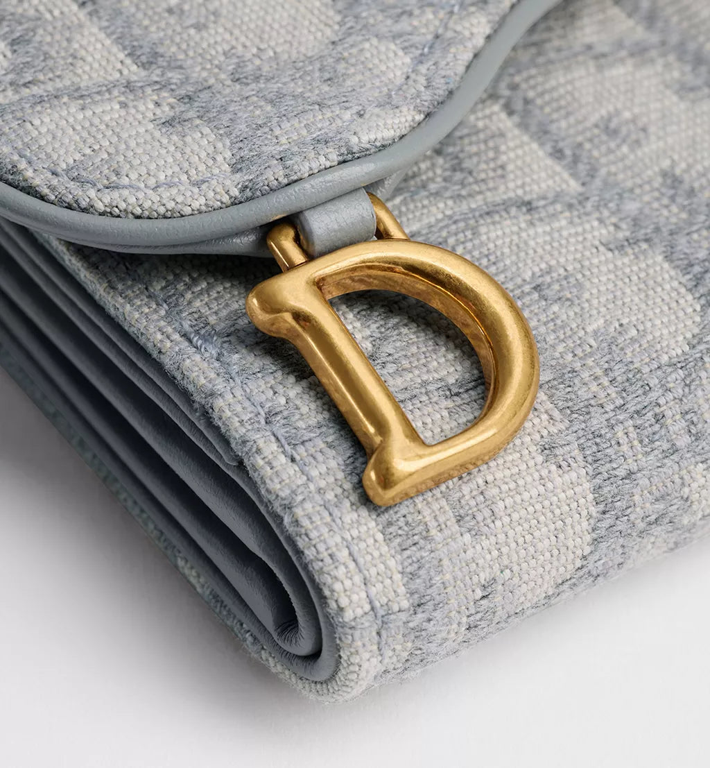DIOR Saddle Lotus Wallet
