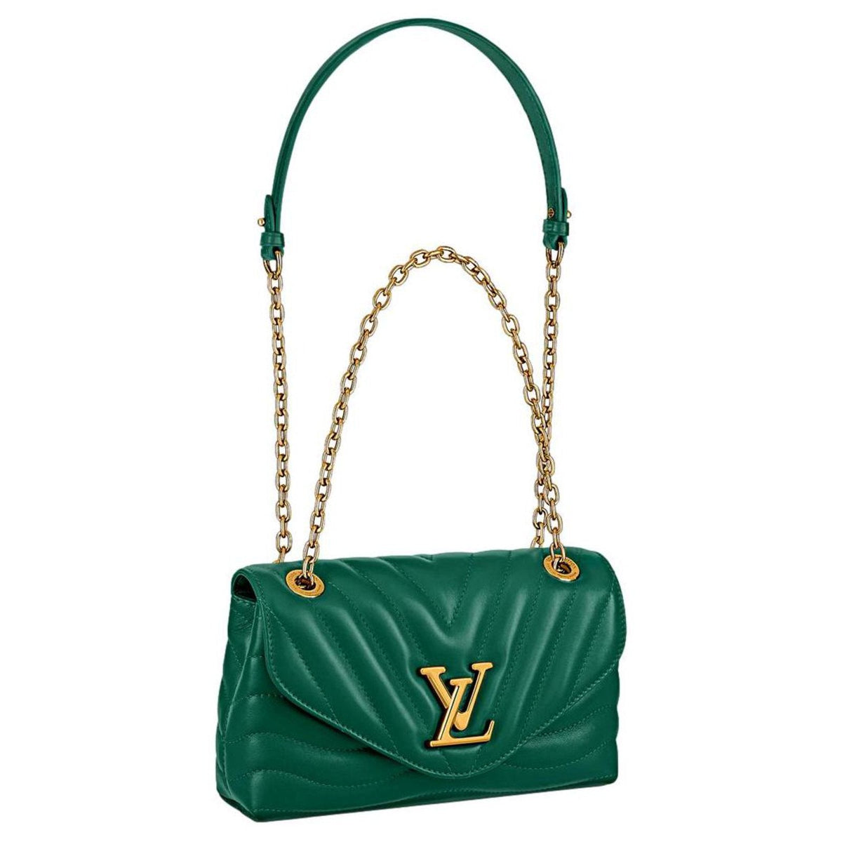 Louis Vuitton New Wave Chain Bag MM - Emerald Green